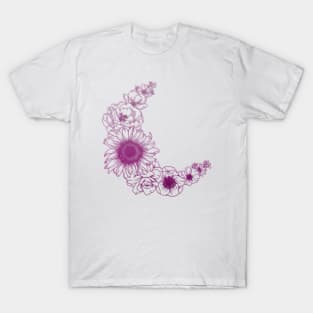 Floral Moon T-Shirt